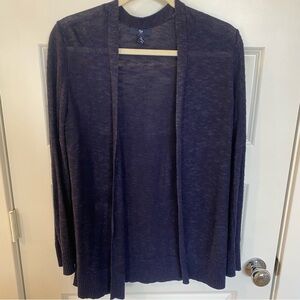GAP Women's Deep Blue Open Cardigan